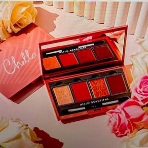Chella plus vela beauty blushing, rose,‎ eyeshadow, palette, new with tags